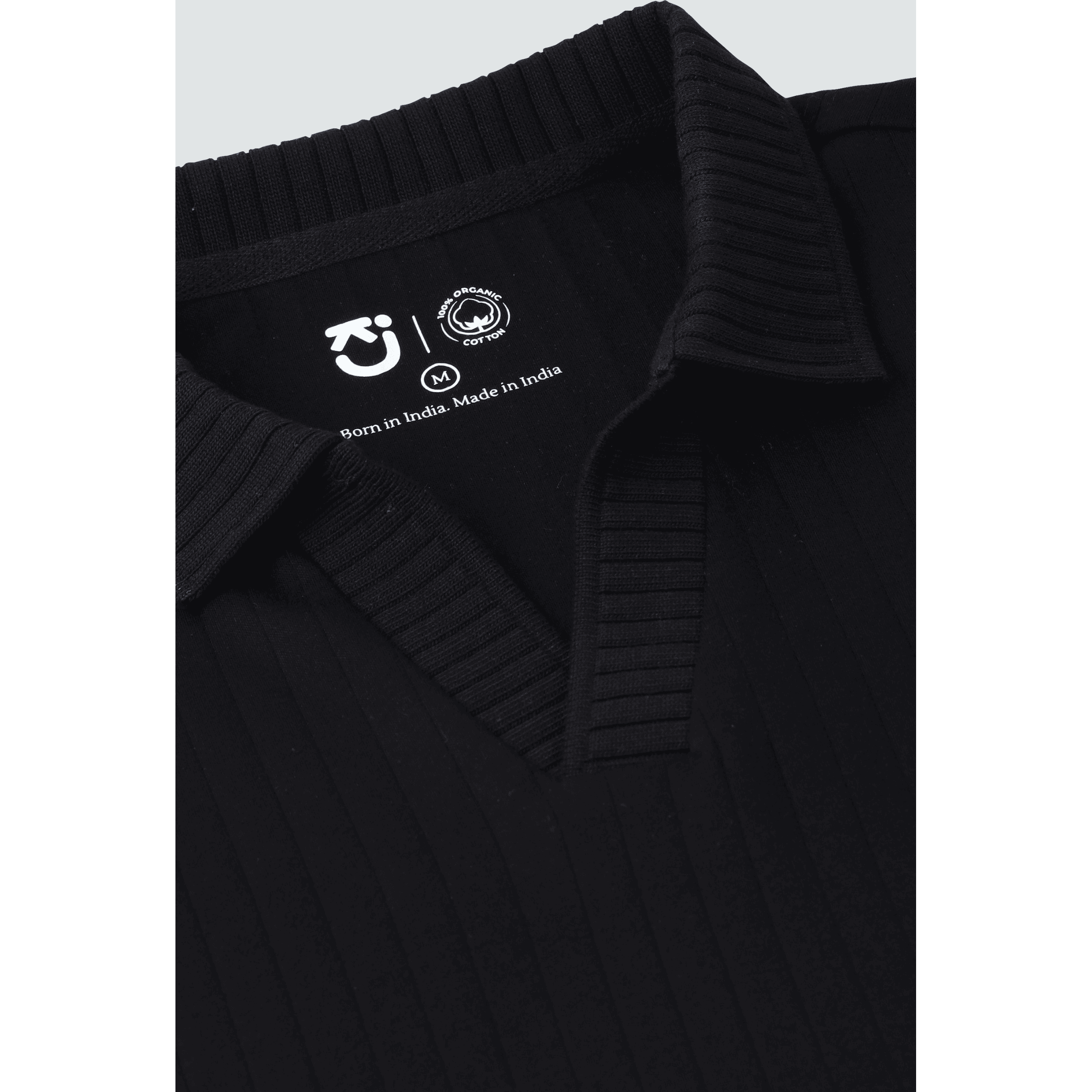 J Collar Exclusive Knitted Polo Shirt for Men