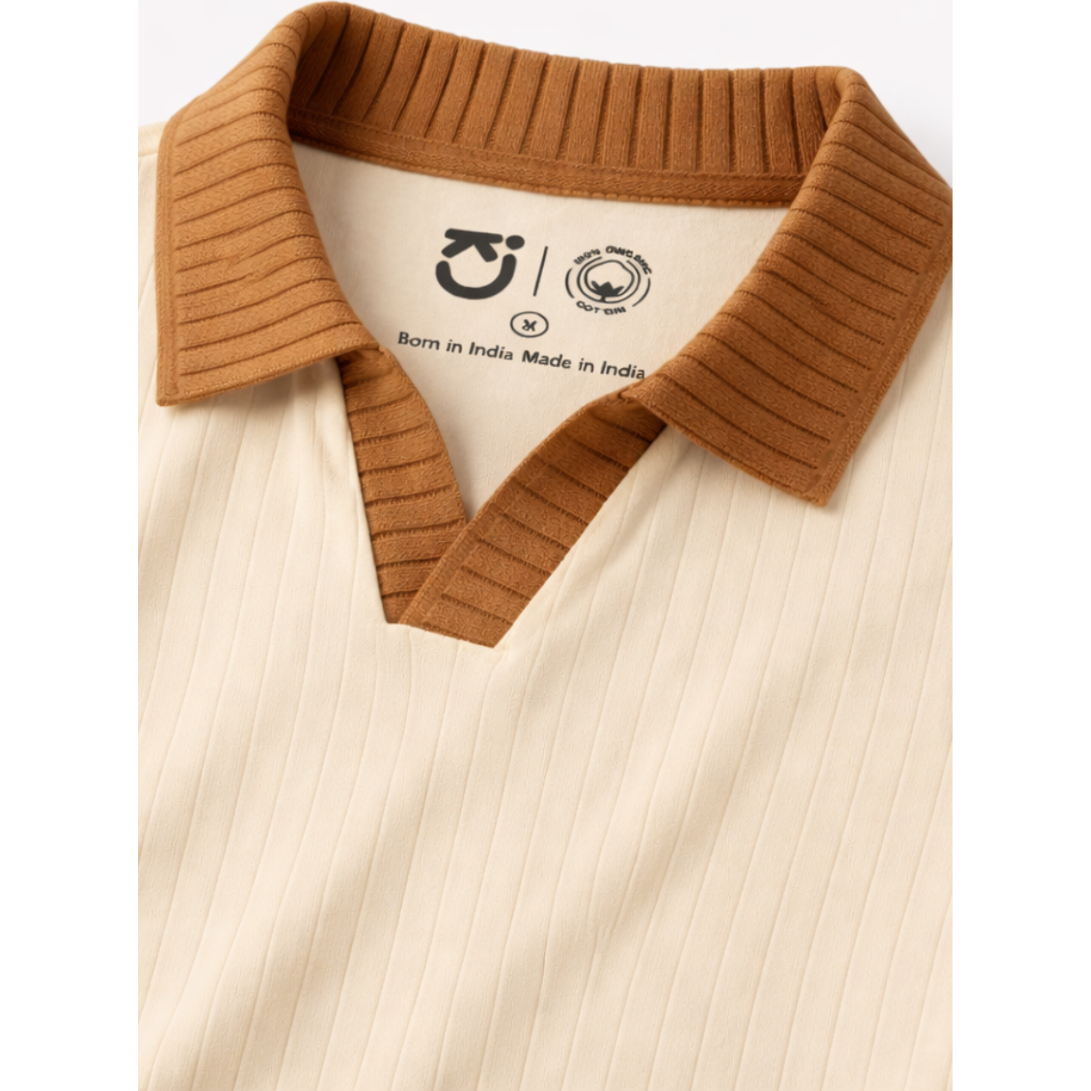 J Collar Exclusive Knitted Polo Shirt for Men