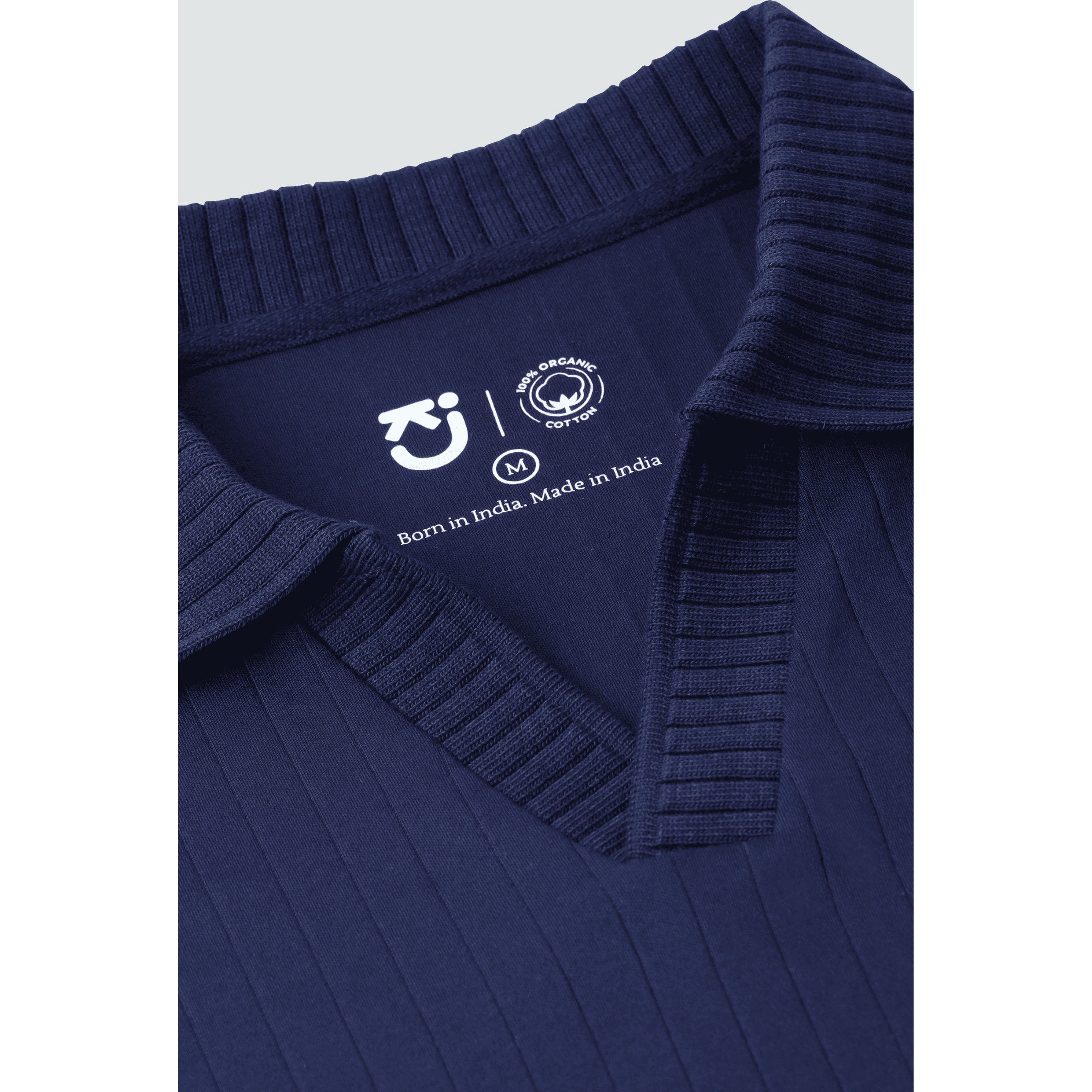 J Collar Exclusive Knitted Polo Shirt for Men