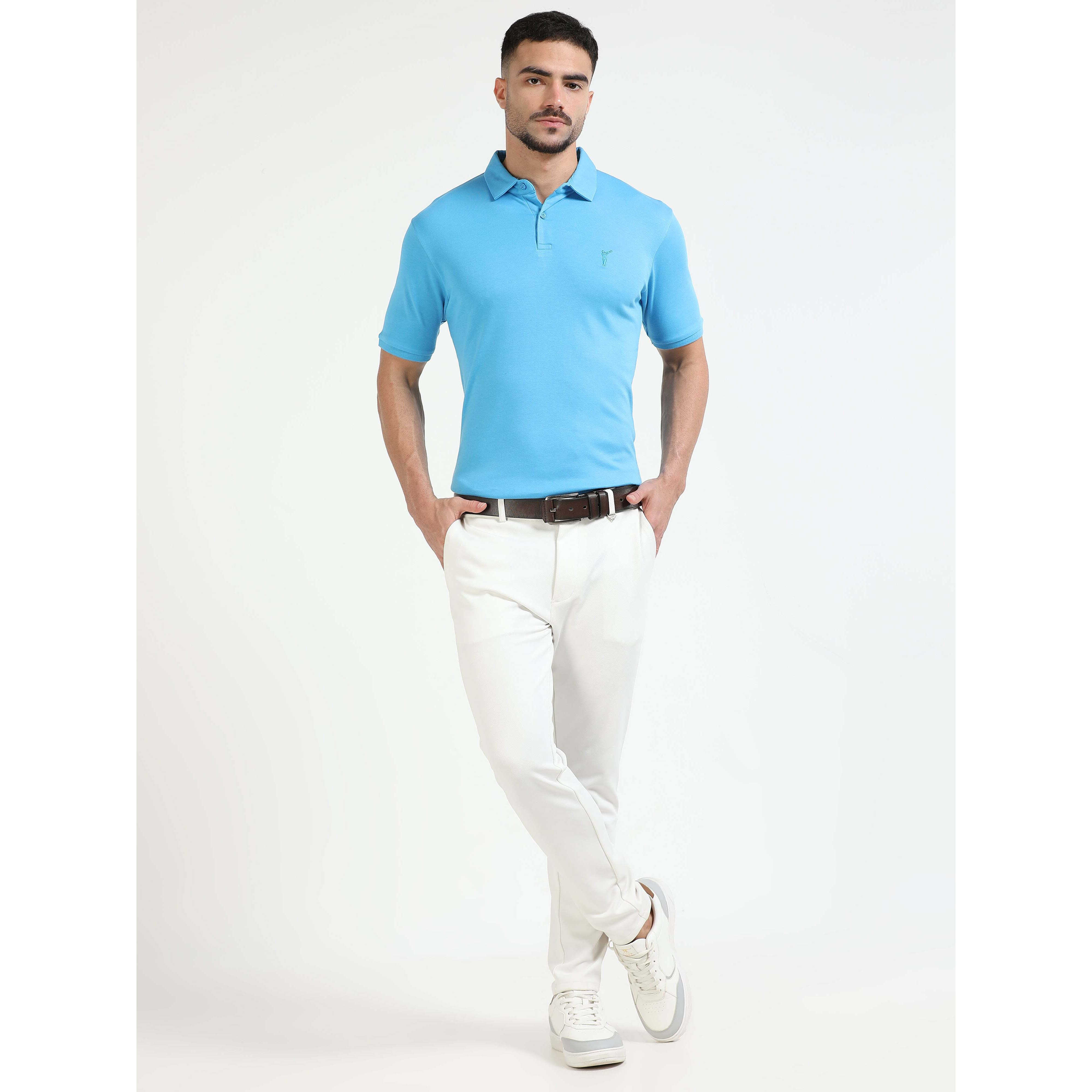 J Collar Signature Cricket Polo Shirt for Men