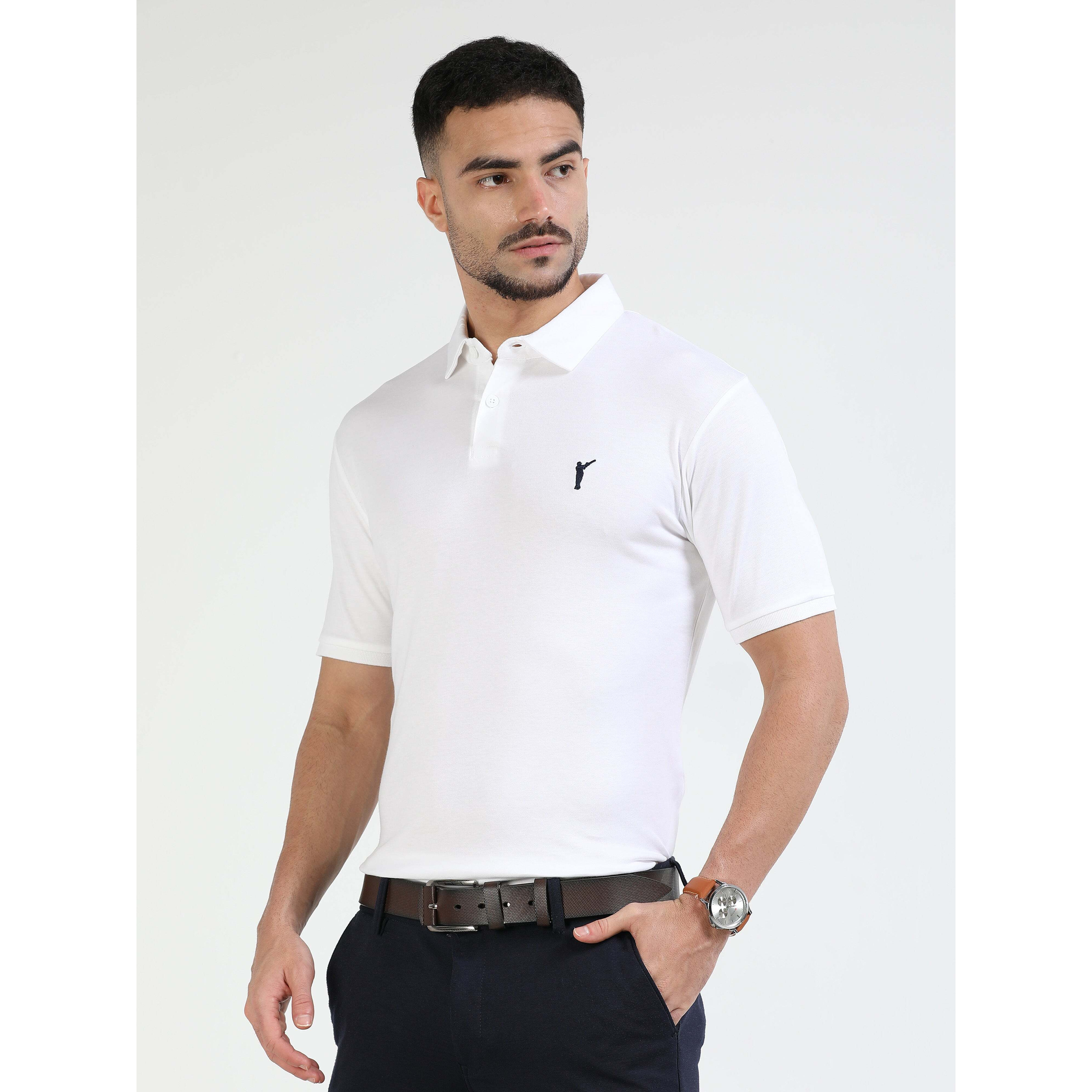J Collar Signature Cricket Polo Shirt for Men