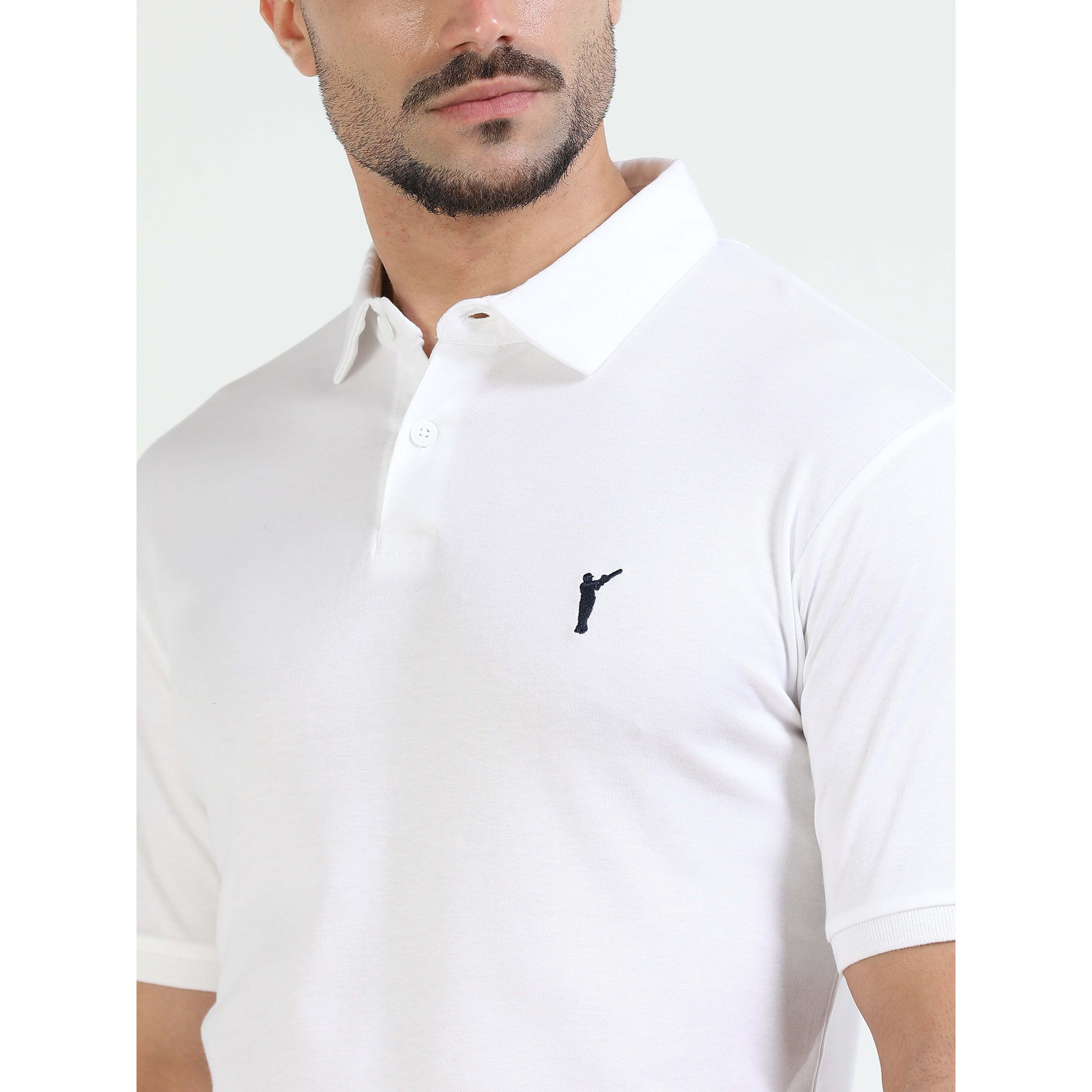 J Collar Signature Cricket Polo Shirt for Men