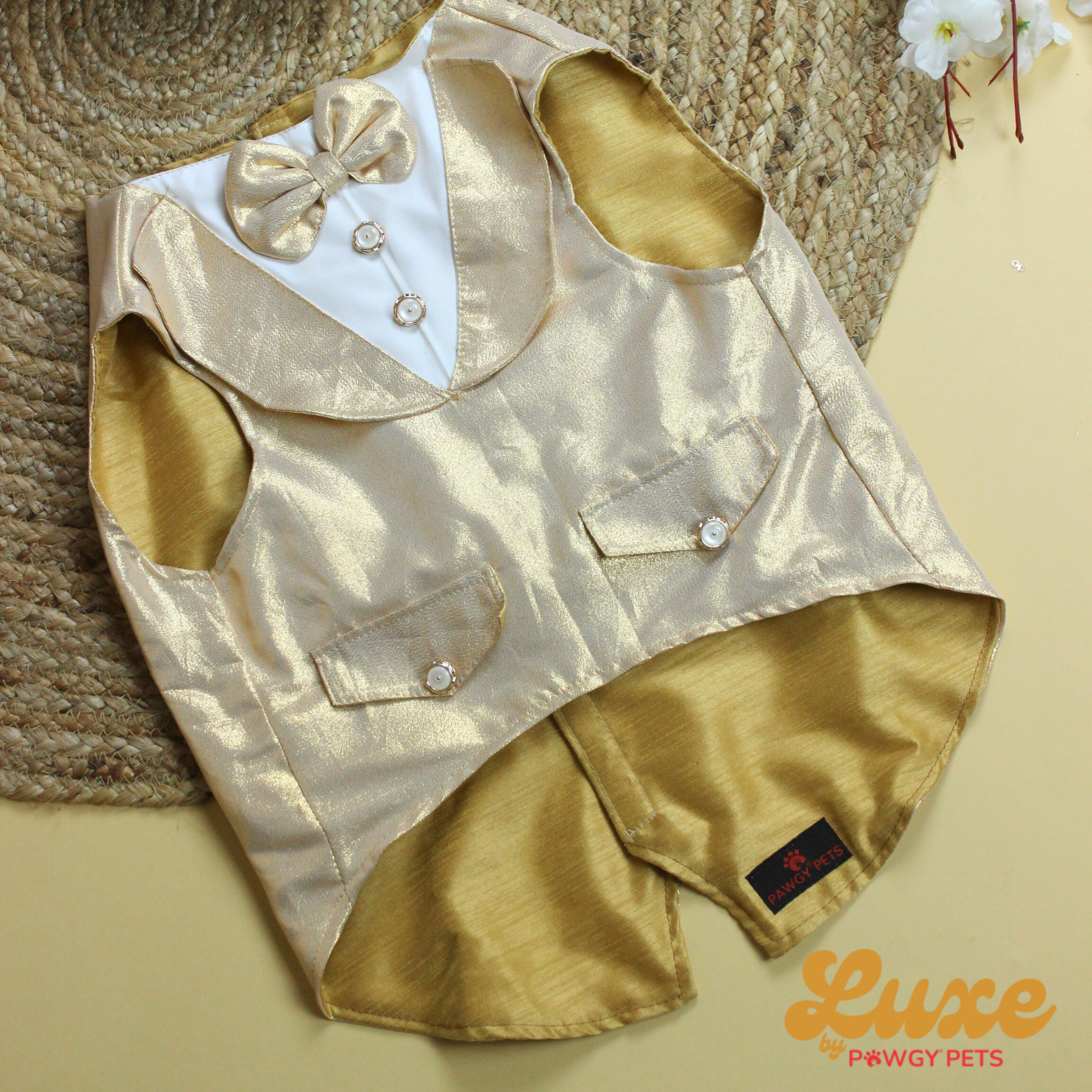 Golden Tuxedo | Luxe Collection | Pawgy Pets