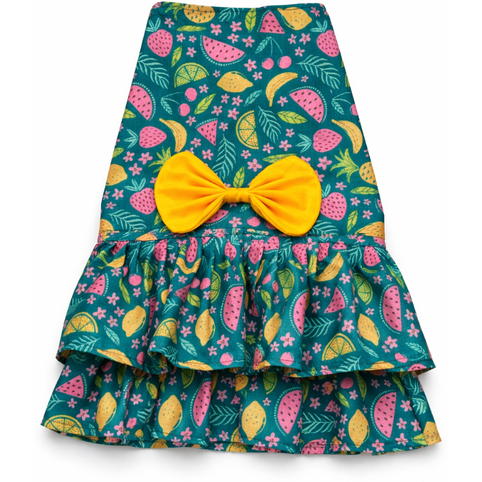 Fruity Dress | Green | For Dogs | Pawgy Pets