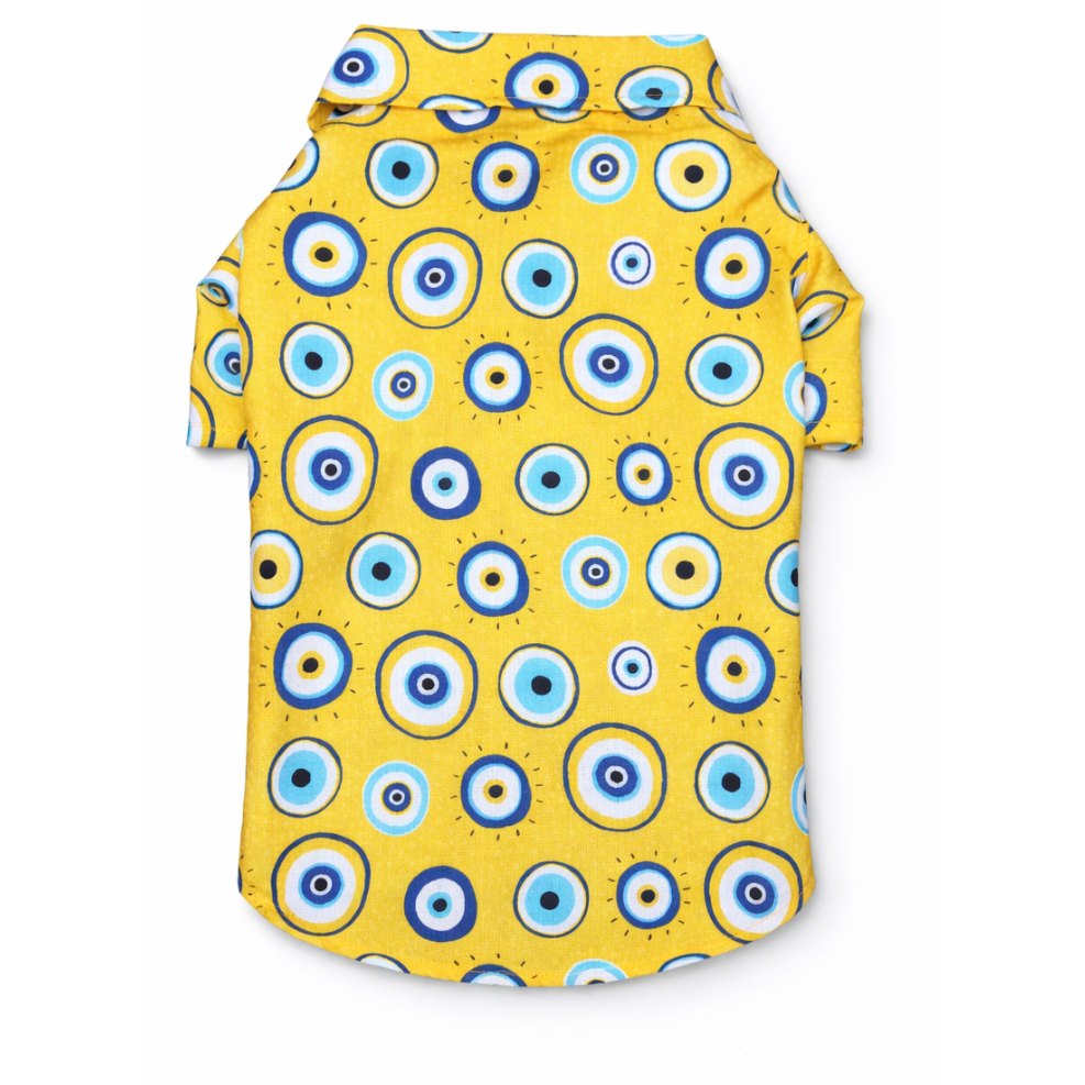 Evil Eye Shirt | Yellow | For Dogs | Pawgy Pets