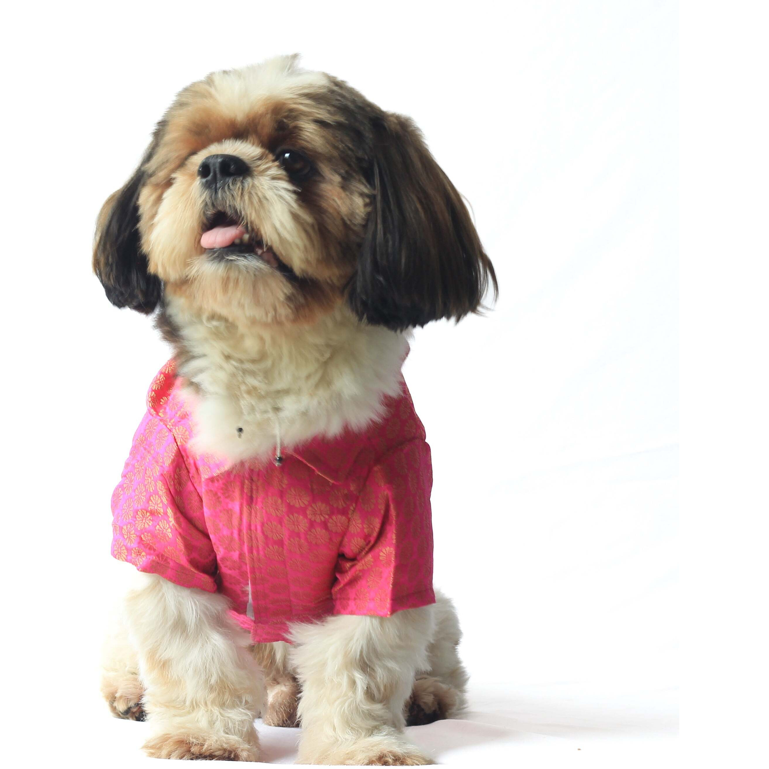 Pink Occasion Wear Shirt | For Dogs | Pawgy Pets
