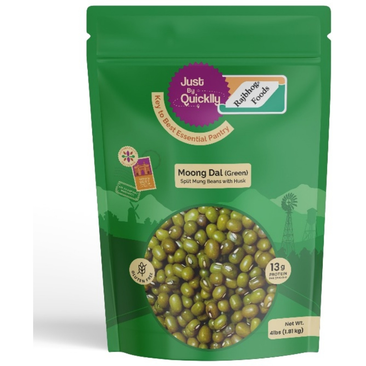 Just by Quicklly Moong dal green