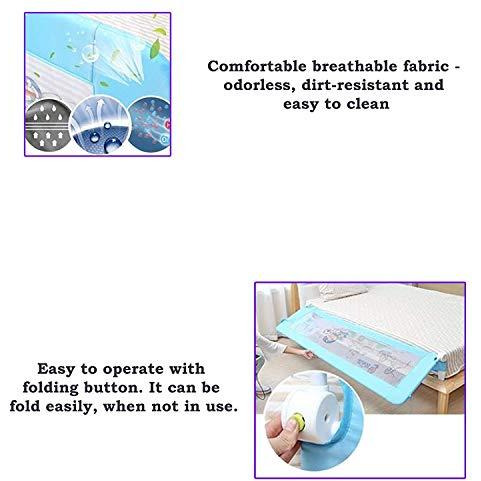 Safe-O-Kid- Safest Bed Rails Extra Large (6x2.5 ft/ 183x78 CM) - Pack of 2 (Beige) with 30 Days Mosquito Safety Pack (SEASONAL OFFER)- Extra Thick, ABS (Best Material), 8 Adjustable Points, One Hand Operated, Washable, Easy to Install