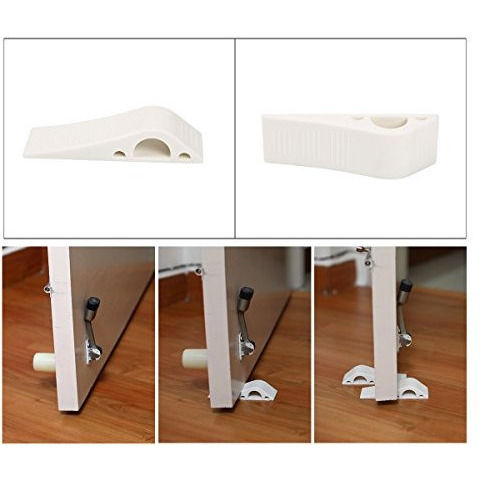Safe-O-Kid - Pack of 8 - Fit-All, Anti-Slip Multi-Surface TPR Door Positioner (Size Pack of 8)
