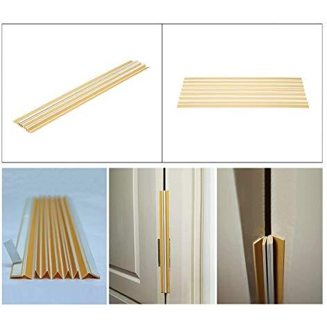 Safe-O-Kid - Pack of 8 - Door Hinge Mounted, Collapsible Finger Safety Shield (Size Pack of 8)