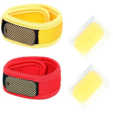 Safe-O-Kid - Reusable Comfortable Multicolor Fabric Mosquito Repellant Band