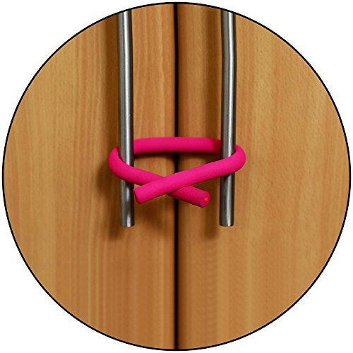 Safe-O-Kid - (Pack of 8) - Unique, Ultra Flexible & Adjustable, Kids Favorite Cabinet Local Sticks
