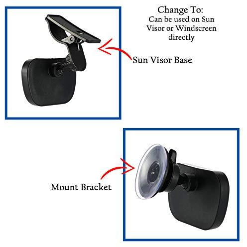 Safe-O-Kid 360 Degree Rear View Mirror (Black, Small) (Size Pack of 1)