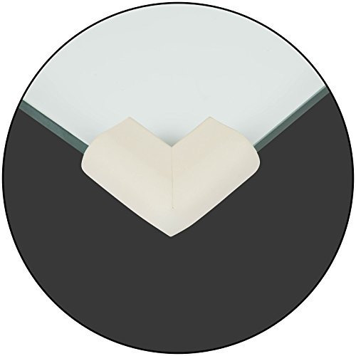 Safe-O-Kid 8 Corner Guards/Cushions, U-Shaped, Large Size - Extra Thick, Pack of 8, Cream (Size Pack of 8)