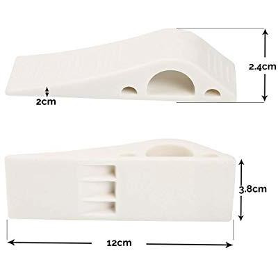 Safe-O-Kid - Fit-All Anti-Slip Multi-Surface TPR Door Stopper - Pack of 4 (Size Pack of 4)