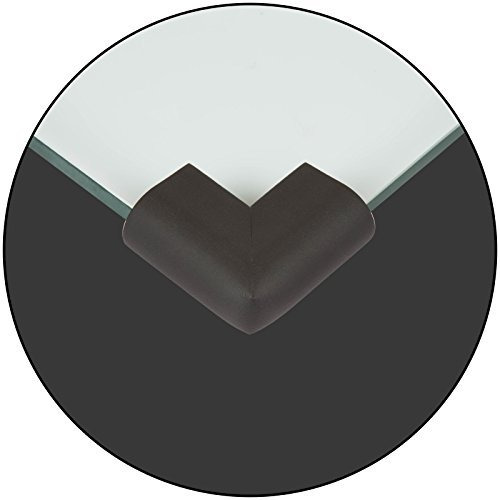 Safe-O-Kid 8 Corner Guards/Cushions, U-Shaped, Large Size - Extra Thick, Pack of 8, Black (Size Pack of 8)