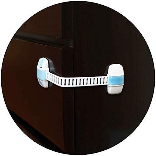 Safe-O-Kid - (Pack of 16) - High Quality, Adjustable Medium Multi-Purpose Child Safety Lock (Size Pack of 16)