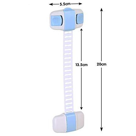 Safe-O-Kid - (Pack of 16) - High Quality, Adjustable Medium Multi-Purpose Child Safety Lock (Size Pack of 16)