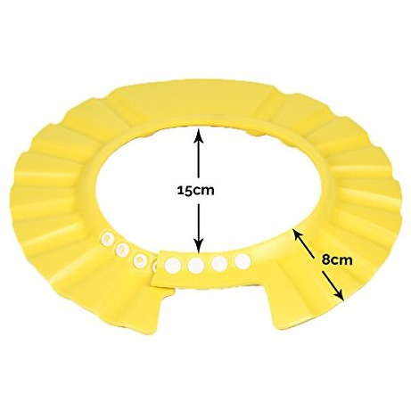 Safe-O-Kid Pack Of 2 - No Tears Fit-All Adjustable Kid's Shampoo Hat