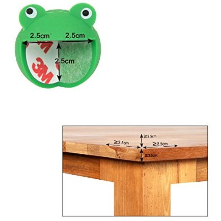 Safe-O-Kid - Pack of 4 - Very High Quality Elegant Catchy Animal Shaped Corner Guards- Prevents Head Injury (Green) (Size Pack of 4)