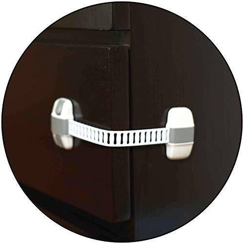 Safe-O-Kid - Pack of 1 - High Quality, Adjustable Medium Multi-Purpose Child Safety Lock