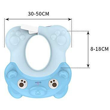 Safe-O-Kid Shampoo Hat/Cap for Kids, No Tears & Adjustable, Blue (Size Pack of 1)