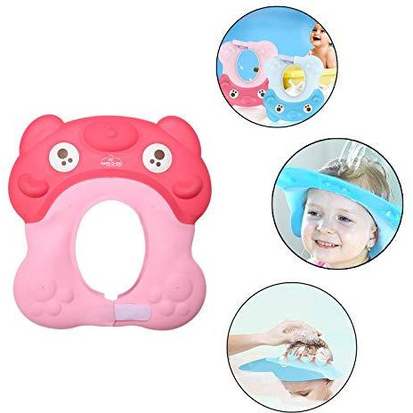 Safe-O-Kid Happy Shampoo Child Safety Kit, Combo, Set, 2 Products for Baby, Kids, Children, Infants, Toddlers - Pink