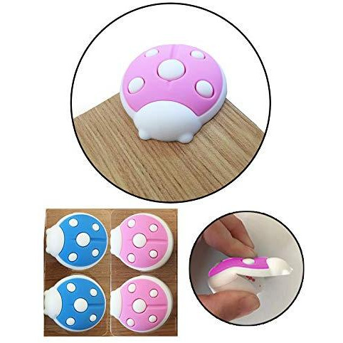 Safe-O-Kid- Pack of 4-High Quality Silicone Bug Shaped Corner Guards (Size Pack of 4)
