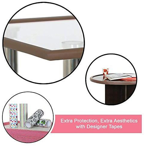 Safe-O-Kid - Unique High Density L-Shaped 2 mtr Long Large 1 Edge Guard Strips - Brown (Size Pack of 1)