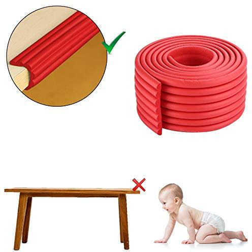 Safe-O-Kid- Pack of - 1 Unique High Density- Prevents from Head Injury Multi-Functional 2 Meter Edge Guard - Red (Size Pack of 1)