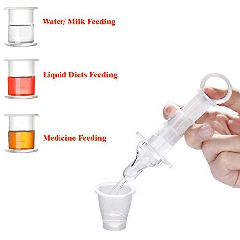 Safe-O-Kid Baby's BPA-free Silicone Liquid Medicine Feeder/Dropper, White (Size Pack of 1)