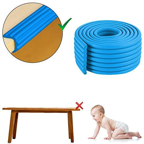 Safe-O-Kid- Pack of - 4 Unique High Density- Prevents from Head Injury Multi-Functional 2 Meter Edge Guard - Blue (Size Pack of 4)