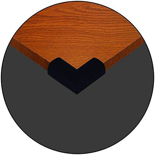 Safe-O-Kid 8 Corner Guards/Cushions/Bumpers/Protector, L-Shaped, Small, for Child Safety & Babyproofing, Black, Pack of 8 (Size Pack of 8)