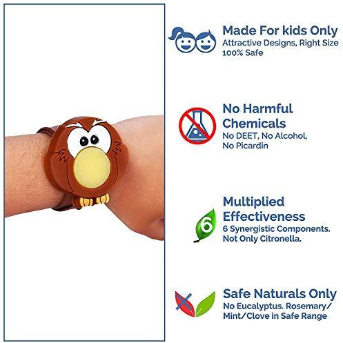 Safe-O-Kid ULLU Mosquito Repellent Band with 2 refills and 6 Anti-mosquito Patches