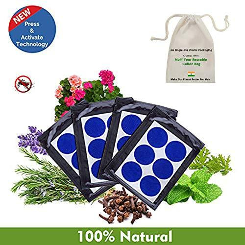 Safe-O-Kid Pack of 24(+6 Free) Baby Yellow Color Mosquito Repellent Patches (Size Pack of 24 + 6)