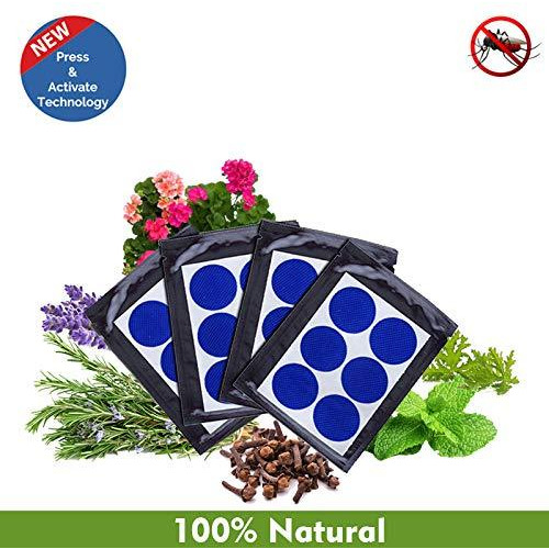 Safe-O-Kid - Pack of 24 - Mosquito Repellent Patches (Blue) (Size Pack of 24 + 6)