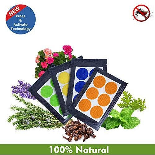 Safe-O-Kid Pack of 72(+6 Free) Assorted Color Mosquito Repellent Patches (Size Pack of 72 + 6)