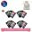 Safe-O-Kid Pack of 72(+6 Free) Assorted Color Mosquito Repellent Patches (Size Pack of 72 + 6)
