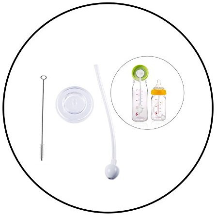 Safe-O-Kid- High Quality Straw with Accessories- Helpful for Kids in Easy Drinking -Home Essential (3cm)