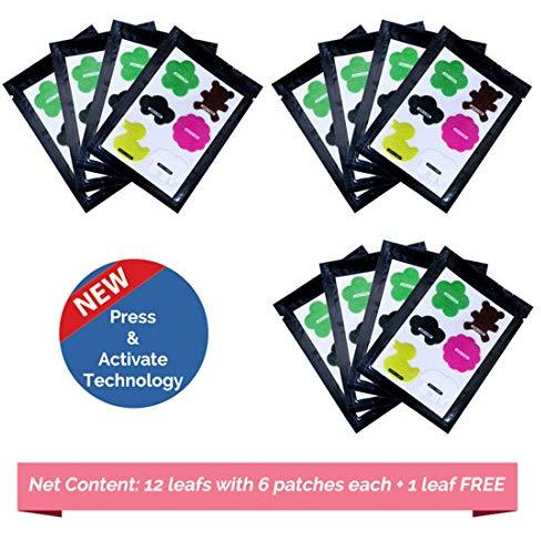 Safe-O-Kid Mosquito Repellent Patches (Assorted) - Pack of 72 (Size Pack of 72 + 6)
