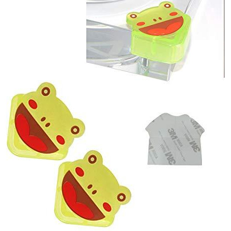 Safe-O-Kid- Pack of 4-High Quality, Frog Shaped, Compact Corner Safety for Sharp Corners- Green (Size Pack of 4)