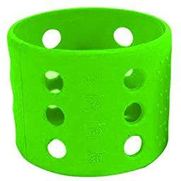 Safe-O-Kid - Pack of 2 - Silicone Baby Feeding Bottle Cover, Sleeve, Holder, Insulated Protection, All Bottle Types, S-Size 60 ml, Green (Size Pack of 2)