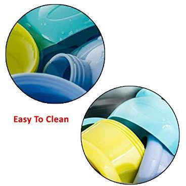 Safe-O-Kid Travel Friendly, BPA-free Portable 3 Layer Container, Food Storage for Baby (Multicolour) -Combo Pack of 2 (Size Pack of 2)