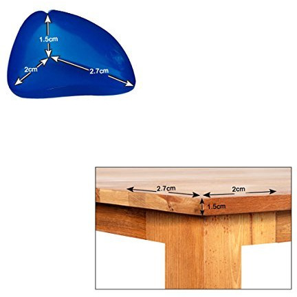 Safe-O-Kid -Pack of 4 - High Quality,Tear Drop,Colorful Corner Caps (Size Pack of 4)