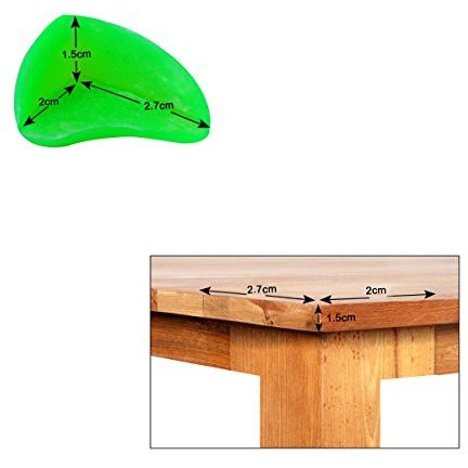 Safe-O-Kid -Pack of 12 - High Quality,Tear Drop Colorful Corner Caps (Size Pack of 12)