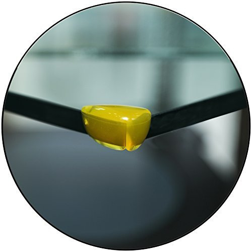 Safe-O-Kid - Tear Drop Colorful Corner Caps- Pack of 8 (Yellow) (Size Pack of 8)