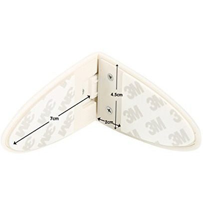 Safe-O-Kid - (Pack of 8) - High Quality, Durable, Elegant 100% Kid Safe Drawer Lock (Size Pack of 8)
