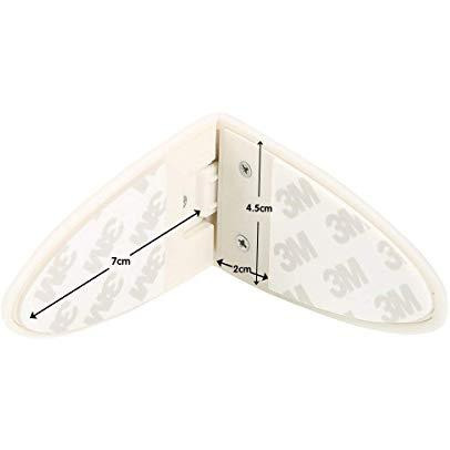 Safe-O-Kid - Pack of 4 - High Quality, Durable, Elegant 100% Kid Safe Drawer Lock (Size Pack of 4)