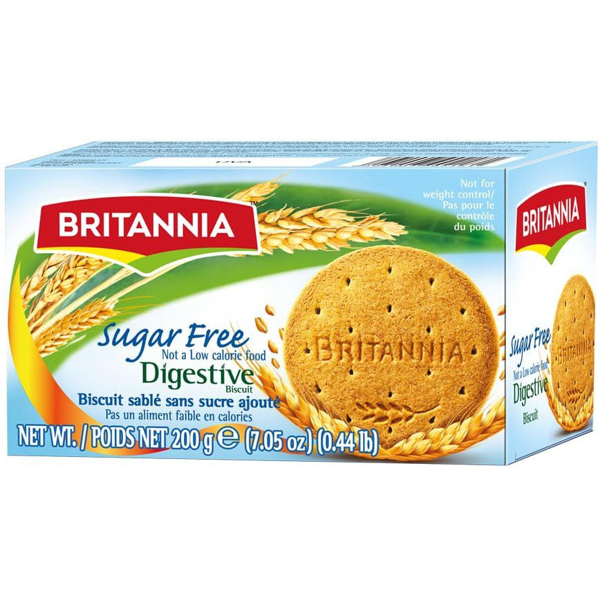 Britannia Sugar Free Digestive Biscuit - 200 gm (7.05 Oz)