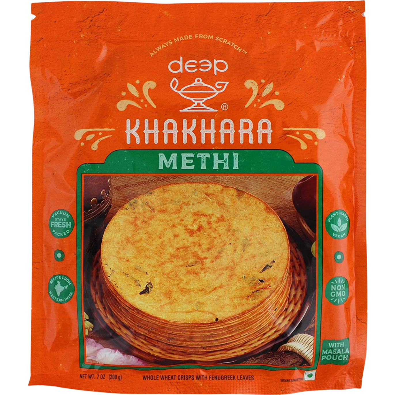 Deep Methi Khakhara - 200 Gm (7 Oz)